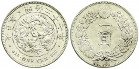 CHINA und Südostasien, Japan, Mutsuhito (Meiji), 1867-1912
Yen Jahr 27 = 1894. vorzüglich