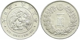 CHINA und Südostasien, Japan, Yoshihito (Taisho), 1912-1926
Yen Jahr 3 = 1914. vorzüglich, gereinigt