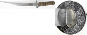 CHINA und Südostasien, Japan, Varia
Wakizashi (脇差 oder 小刀, ein Kurzschwert) mit Hirazukuri-Klinge, eisernem Fuchi Koshira, eisernem Tsuba und Seppa. G...