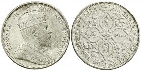 CHINA und Südostasien, Malaysia, Straits Settlements
Dollar 1903. Inkuses B. gutes sehr schön