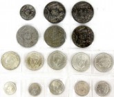 CHINA und Südostasien, Malaysia, Lots
16 Münzen von Britisch Nordborneo und Malaya. sehr schön bis prägefrisch