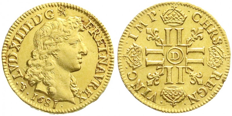 Ausländische Goldmünzen und -medaillen, Frankreich, Ludwig XIV., 1643-1715
Louis...