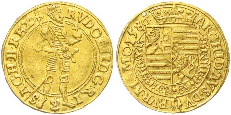 Gold der Habsburger Erblande und Österreichs, Haus Habsburg, Rudolf II., 1576-16...