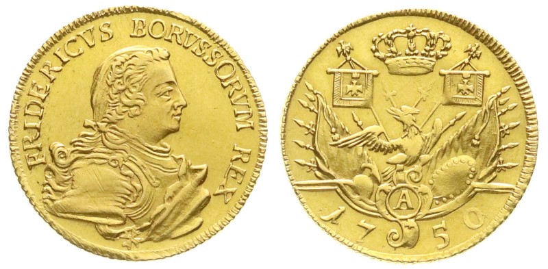 Altdeutsche Goldmünzen und -medaillen, Brandenburg-Preußen, Friedrich II., 1740-...