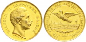 Altdeutsche Goldmünzen und -medaillen, Brandenburg-Preußen, Wilhelm II., 1888-1918
Goldmedaille zu 6 Dukaten o.J. (1893) von Weigand. Verdienste um da...