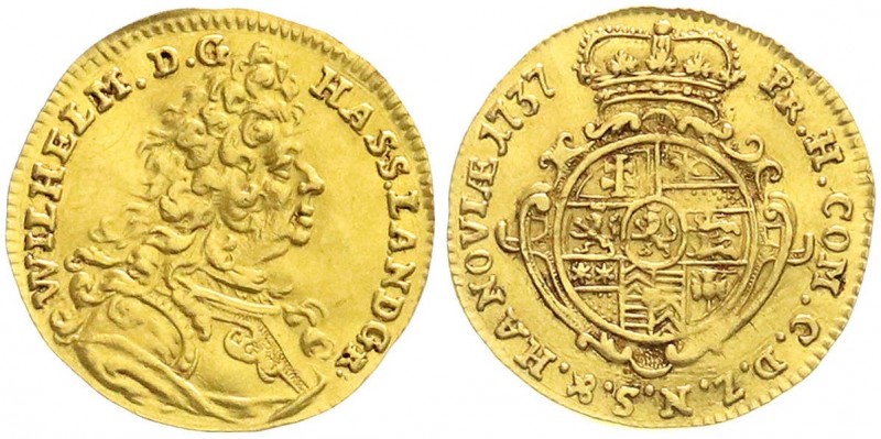 Altdeutsche Goldmünzen und -medaillen, Hanau-Münzenberg, Wilhelm VIII. von Hesse...