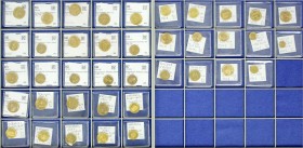 Lots von Goldmünzen und -medaillen
39 Goldmünzen des Deutschen Reiches (19), Österreich/Habsburgs (8), und aller Welt mit Italien, Großbritannien, Mex...