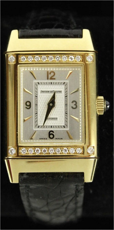 Uhren aus Gold, Armbanduhren
Damenuhr JAEGER LE COULTRE Reverso, Gelbgold 750 mi...