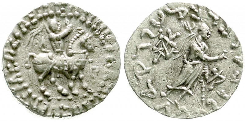 Altgriechische Münzen, Indoskythen, Königreich, Azes II., 35 v.-1/10 n. Chr.
Tet...