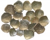 Lots antiker Münzen, Byzanz
20 byzant. Tracheis (Schüsselmünzen) des 11./12. Jh. schön bis schön/sehr schön