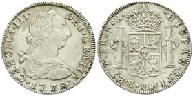 Ausländische Münzen und Medaillen, Bolivien, Carlos III., 1759-1788
8 Reales 1778 PR, Potosi. gutes sehr schön