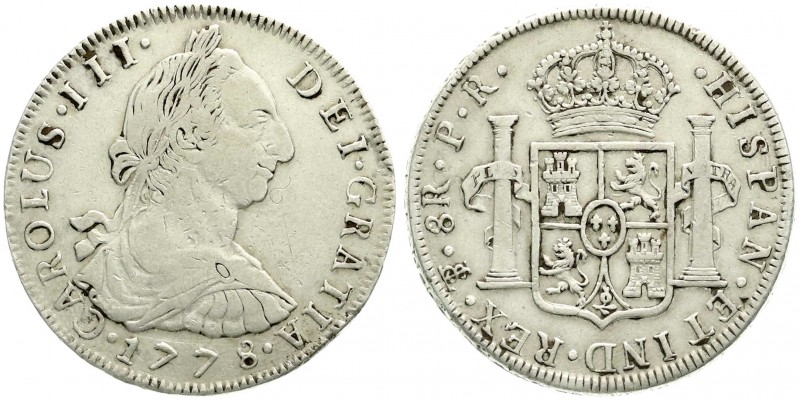 Ausländische Münzen und Medaillen, Bolivien, Carlos III., 1759-1788
8 Reales 177...