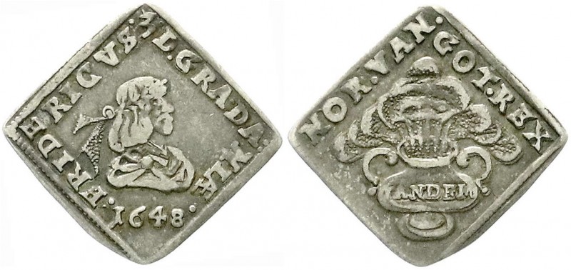 Ausländische Münzen und Medaillen, Dänemark, Frederik III., 1648-1670
1/12 Speci...