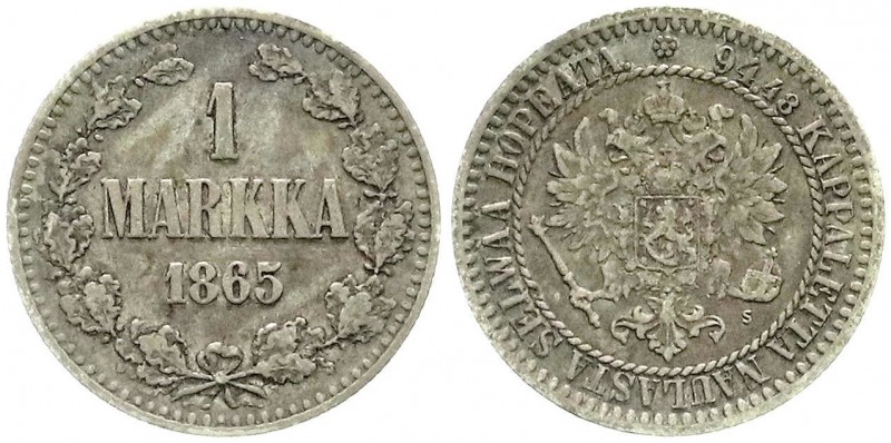 Ausländische Münzen und Medaillen, Finnland, Alexander II. von Rußland, 1855-188...