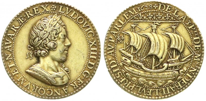 Ausländische Münzen und Medaillen, Frankreich, Ludwig XIII., 1610-1643
Vergoldet...