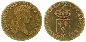 Ausländische Münzen und Medaillen, Frankreich, Ludwig XV., 1715-1774
Kupfer Liard 1720 BB, Strasbourg. schön/sehr schön