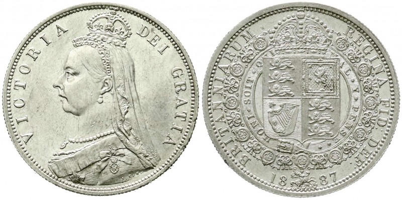 Ausländische Münzen und Medaillen, Großbritannien, Victoria, 1837-1901
Halfcrown...