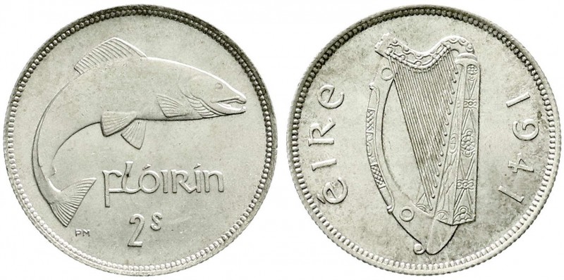 Ausländische Münzen und Medaillen, Irland, Freistaat, seit 1922
Florin 1941. fas...