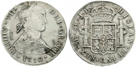 Ausländische Münzen und Medaillen, Peru, Ferdinand VII., 1808-1833
8 Reales 1810 JP, Lima. Limabüste. sehr schön