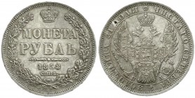 Ausländische Münzen und Medaillen, Russland, Nikolaus I., 1825-1855
Rubel 1852, St. Petersburg. vorzüglich, schöne Patina, kl. Randfehler