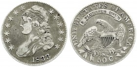 Ausländische Münzen und Medaillen, Vereinigte Staaten von Amerika, Unabhängigkeit, seit 1776
1/2 Dollar 1833. fast sehr schön
