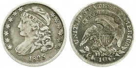 Ausländische Münzen und Medaillen, Vereinigte Staaten von Amerika, Unabhängigkeit, seit 1776
Dime 1835. fast sehr schön