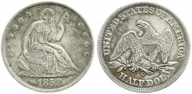Ausländische Münzen und Medaillen, Vereinigte Staaten von Amerika, Unabhängigkeit, seit 1776
1/2 Dollar 1858 O, New Orleans. gutes sehr schön