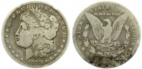 Ausländische Münzen und Medaillen, Vereinigte Staaten von Amerika, Unabhängigkeit, seit 1776
Morgandollar 1878 CC, Carson City. schön, Randfehler, sel...