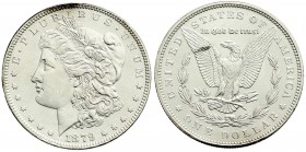 Ausländische Münzen und Medaillen, Vereinigte Staaten von Amerika, Unabhängigkeit, seit 1776
Morgandollar 1879, Philadelphia. fast Stempelglanz