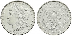 Ausländische Münzen und Medaillen, Vereinigte Staaten von Amerika, Unabhängigkeit, seit 1776
Morgandollar 1892 O, New Orleans. vorzüglich/Stempelglanz...