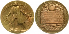Ausländische Münzen und Medaillen, Vereinigte Staaten von Amerika, Unabhängigkeit, seit 1776
Bronze-Prämienmedaille 1893 v. Barber / St. Gaudens. Welt...