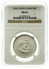 Ausländische Münzen und Medaillen, Vereinigte Staaten von Amerika, Gedenkmünzen
1/2 Dollar Washington-Carver 1954 S, San Francisco. Im NGC-Blister mit...