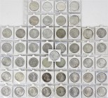 Ausländische Münzen und Medaillen, Vereinigte Staaten von Amerika, Lots
Sammlung Morgan- und Peacedollars im Album, 50 Stück. 42 X Morgan, 8 X Peace, ...