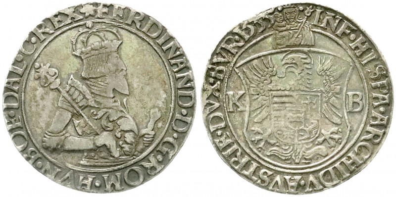 Römisch Deutsches Reich, Haus Habsburg, Ferdinand I., 1521-1564
Taler 1555 KB, K...