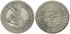 Römisch Deutsches Reich, Haus Habsburg, Erzherzog Ferdinand II., 1564-1595
Guldentaler 1572, Hall. gutes sehr schön