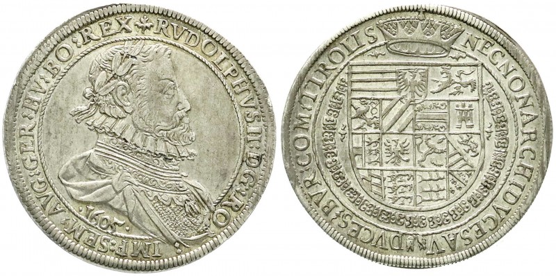 Römisch Deutsches Reich, Haus Habsburg, Rudolf II., 1576-1612
Reichstaler 1605, ...