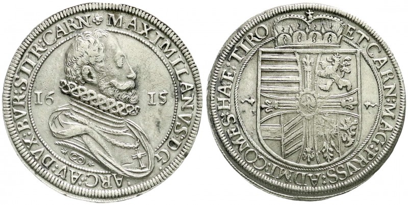 Römisch Deutsches Reich, Haus Habsburg, Erzherzog Maximilian, 1612-1618
Taler 16...
