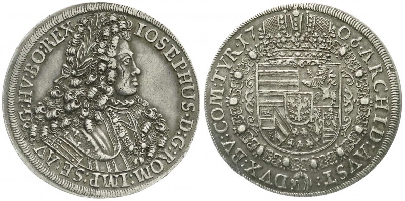 Römisch Deutsches Reich, Haus Habsburg, Josef I., 1705-1711
Reichstaler 1706, Ha...
