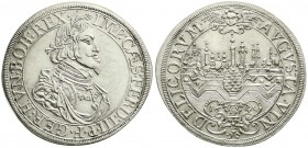 Altdeutsche Münzen und Medaillen, Augsburg-Stadt
Reichstaler 1641, mit Titel Ferdinands III./Stadtansicht. vorzüglich, etwas berieben