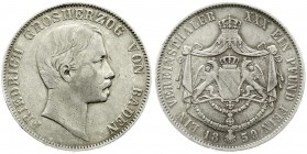 Altdeutsche Münzen und Medaillen, Baden-Durlach, Friedrich I., 1852-1907
Vereinstaler 1859. sehr schön, min. Randfehler