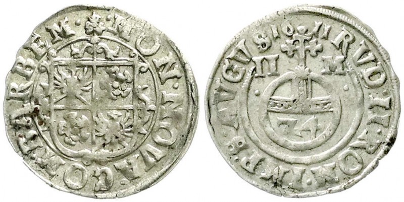 Altdeutsche Münzen und Medaillen, Barby, Grafschaft, Wolfgang II., 1586-1615
1/2...