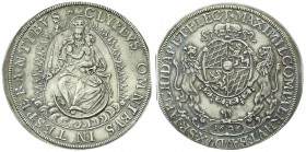 Altdeutsche Münzen und Medaillen, Bayern, Maximilian I., als Kurfürst, 1623-1651
Madonnentaler 1626, München. Die Löwenköpfe sehen einwärts. 29,3 g. v...