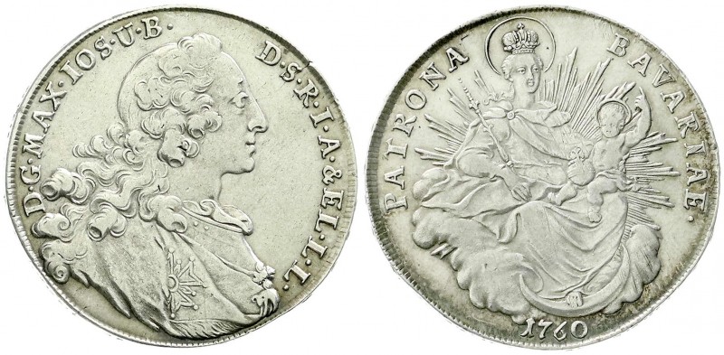 Altdeutsche Münzen und Medaillen, Bayern, Maximilian III. Joseph, 1745-1777
Mado...
