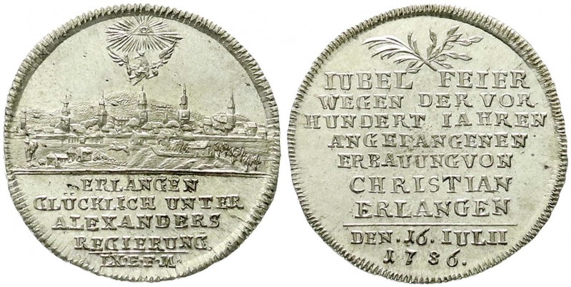 Altdeutsche Münzen und Medaillen, Brandenburg-Bayreuth, Alexander, 1769-1791
1/6...