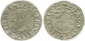Altdeutsche Münzen und Medaillen, Brandenburg-Preußen, Joachim I., allein, 1499-1535
1/4 Taler 1524, Stendal. Mit BRΛN am Ende der Vorderseitenumschri...