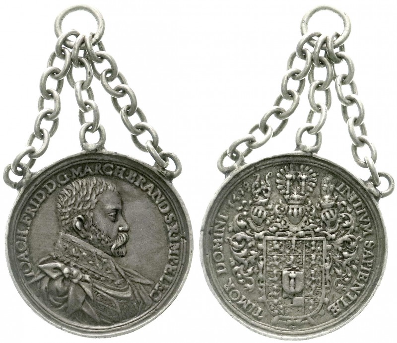 Altdeutsche Münzen und Medaillen, Brandenburg-Preußen, Joachim Friedrich, 1598-1...