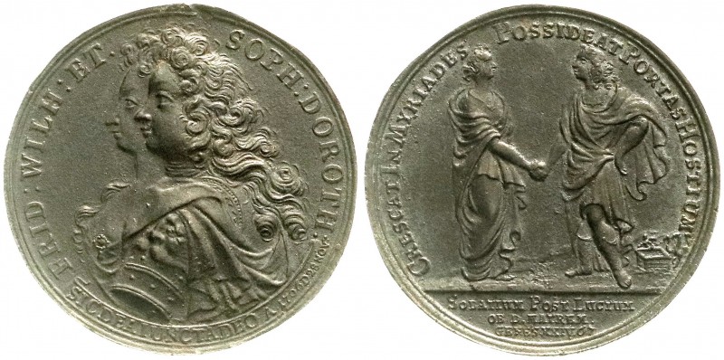 Altdeutsche Münzen und Medaillen, Brandenburg-Preußen, Friedrich Wilhelm I., 171...