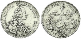 Altdeutsche Münzen und Medaillen, Brandenburg-Preußen, Friedrich II., 1740-1786
Taler 1750 B, Breslau. gutes sehr schön