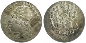 Altdeutsche Münzen und Medaillen, Brandenburg-Preußen, Friedrich II., 1740-1786
18-Gröscher 1753 G, Stettin. sehr schön/vorzüglich, schöne Patina...