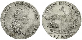 Altdeutsche Münzen und Medaillen, Brandenburg-Preußen, Friedrich II., 1740-1786
1/2 Taler 1786 A, Berlin. vorzüglich, sehr selten Exemplar der Auktion...